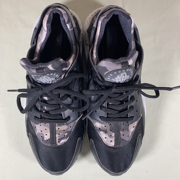 Nike Air Huarache Run Camo Print Sneaker Women’s Sz 8 - Picture 6 of 10